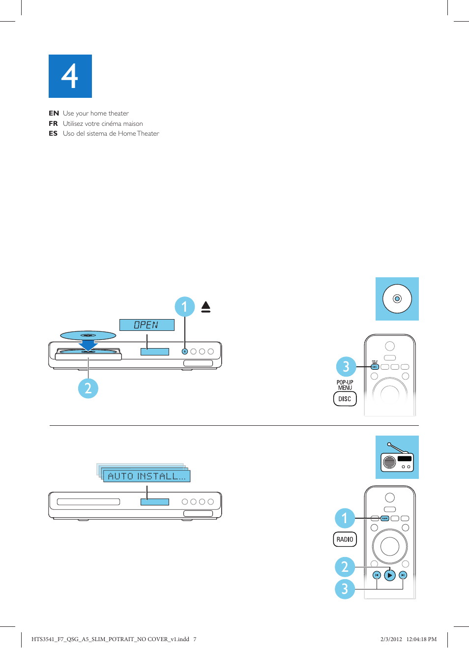 Philips HTS3541-F7 User Manual | Page 7 / 9