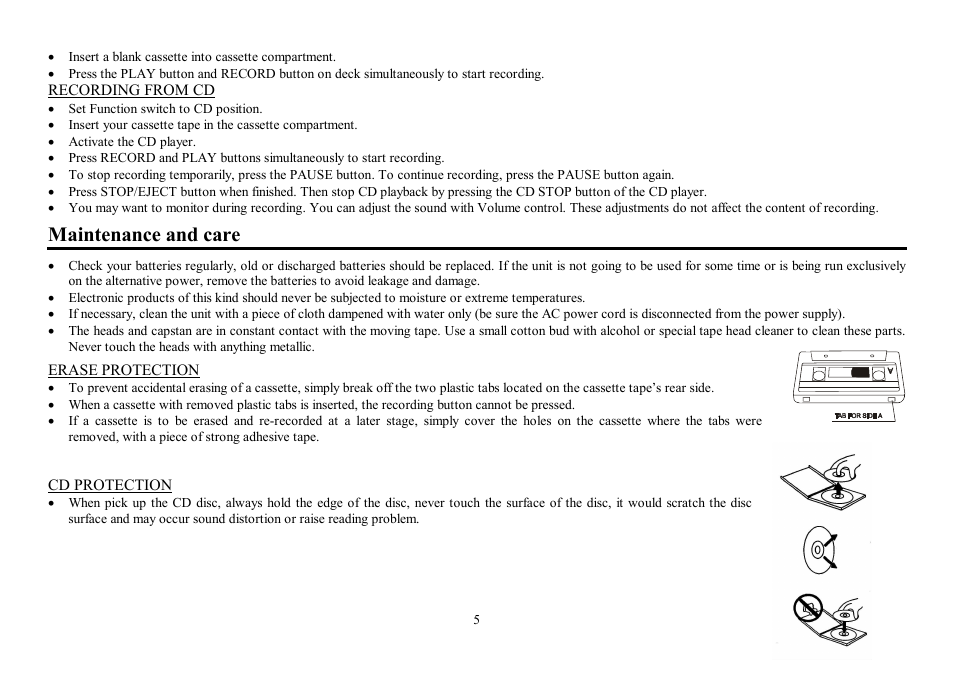 Maintenance and care | Hyundai H-1410 User Manual | Page 6 / 13