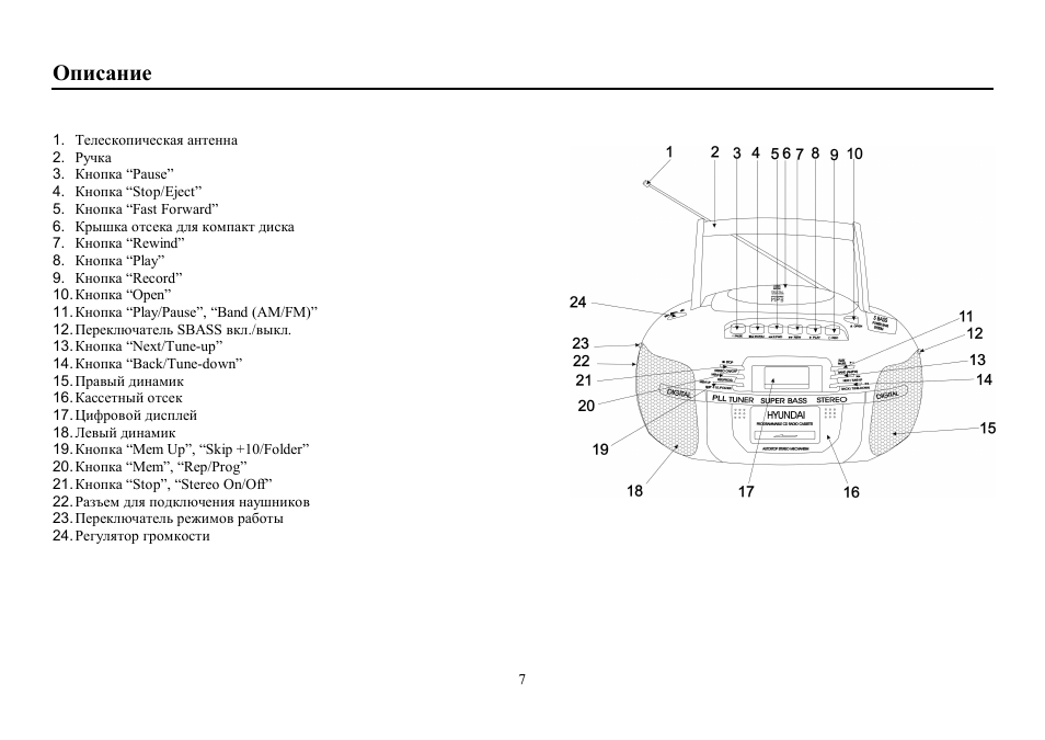 Hyundai H-1410 User Manual | Page 8 / 13