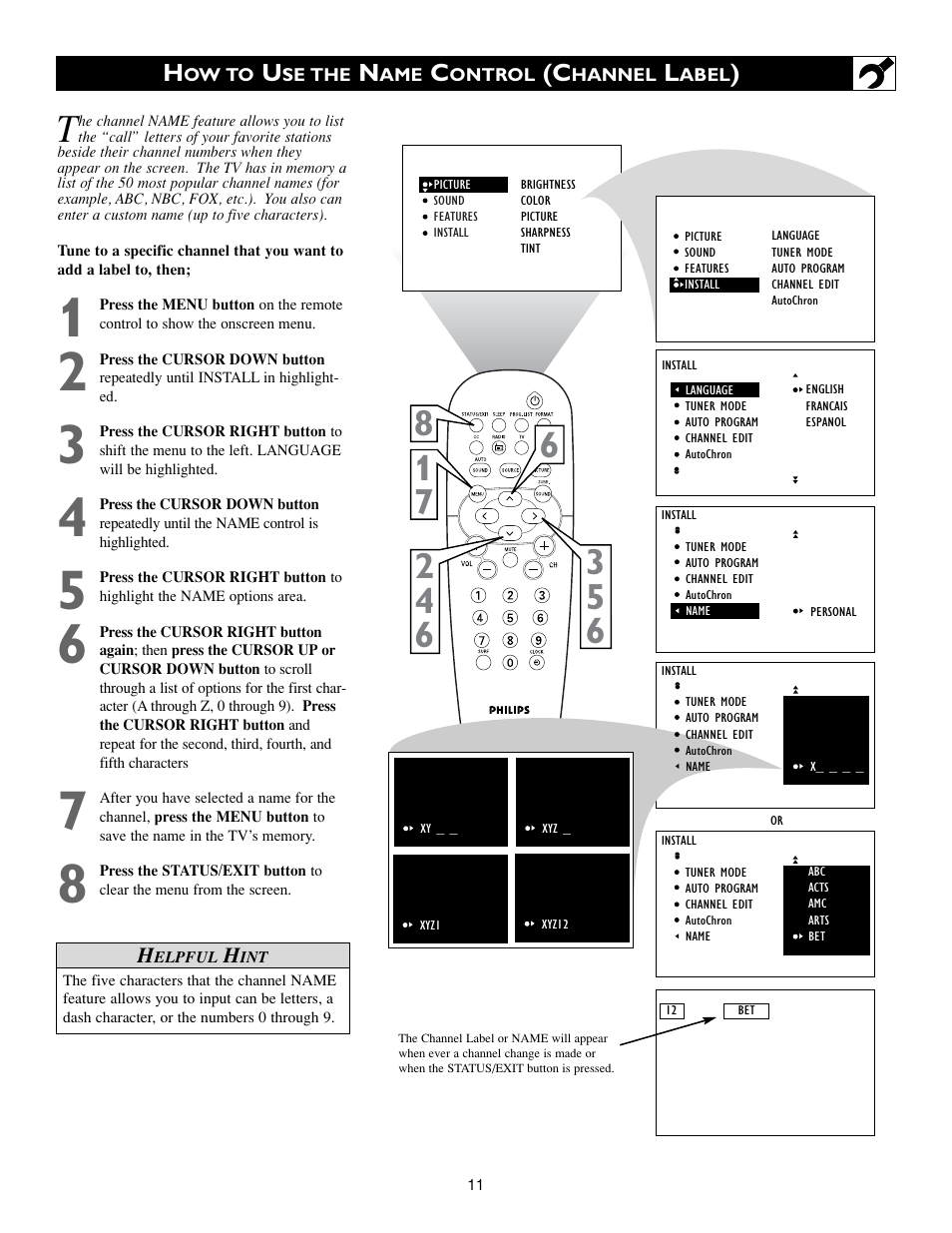 Philips 20PF7835-37B User Manual | Page 11 / 46