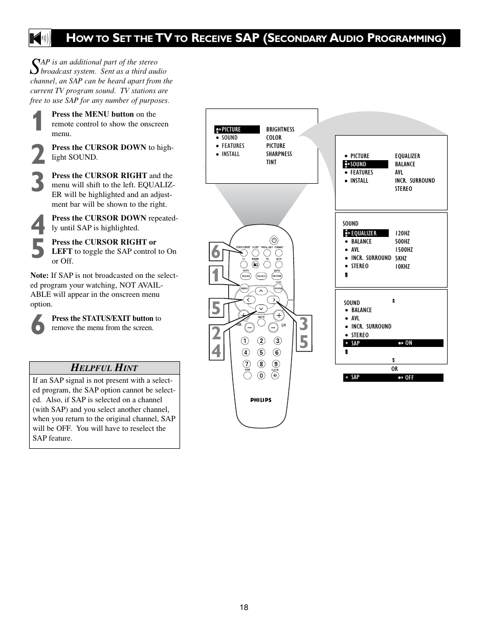 Philips 20PF7835-37B User Manual | Page 18 / 46