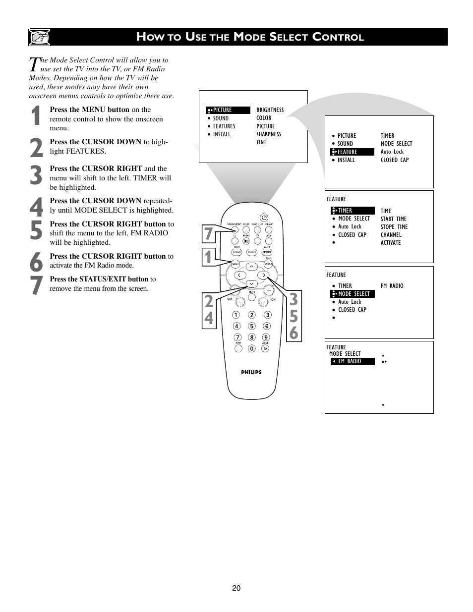 Philips 20PF7835-37B User Manual | Page 20 / 46