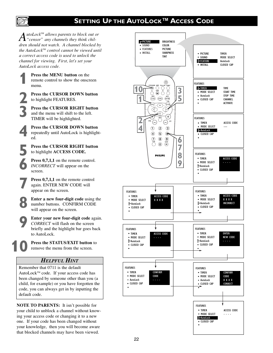 Philips 20PF7835-37B User Manual | Page 22 / 46