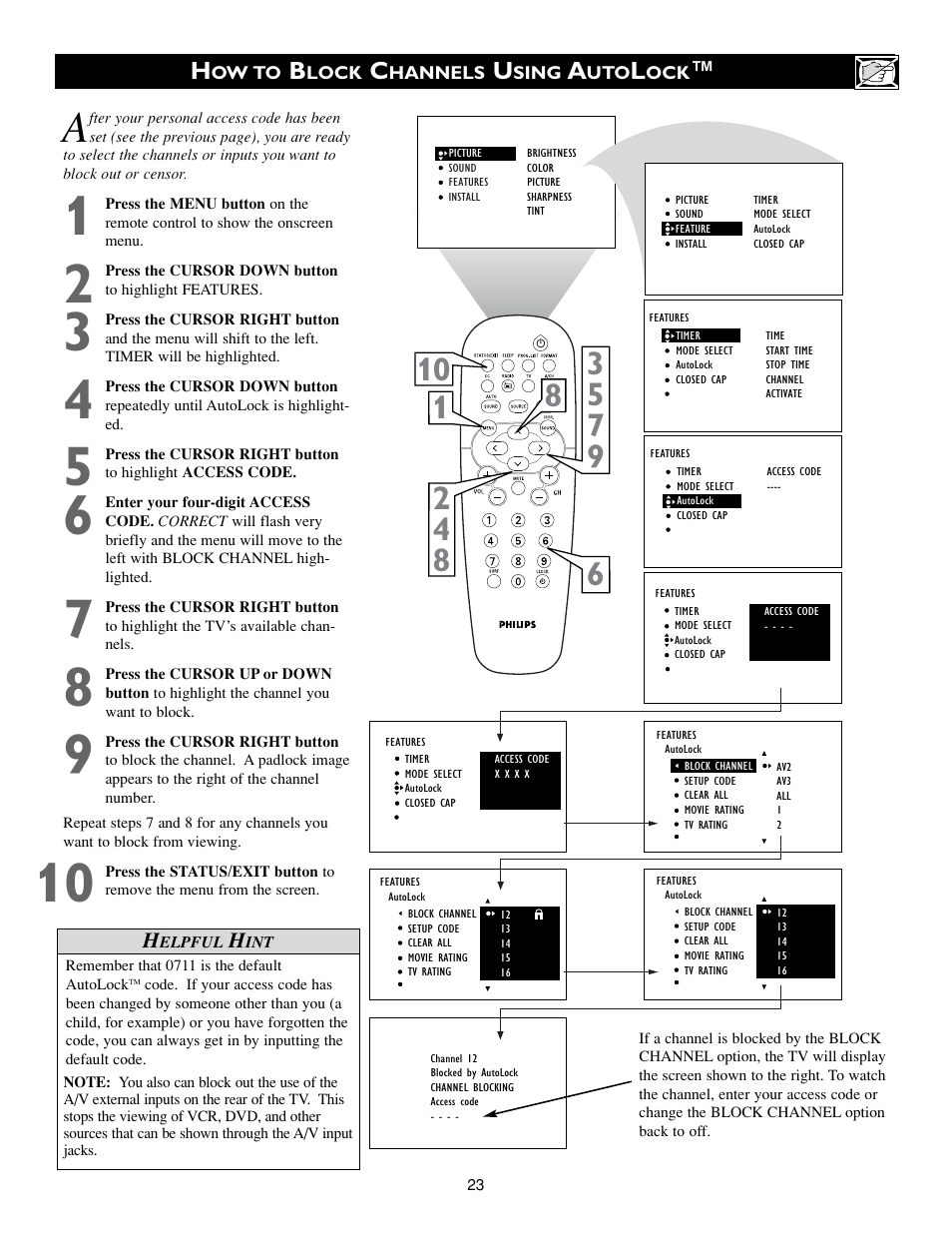 Philips 20PF7835-37B User Manual | Page 23 / 46