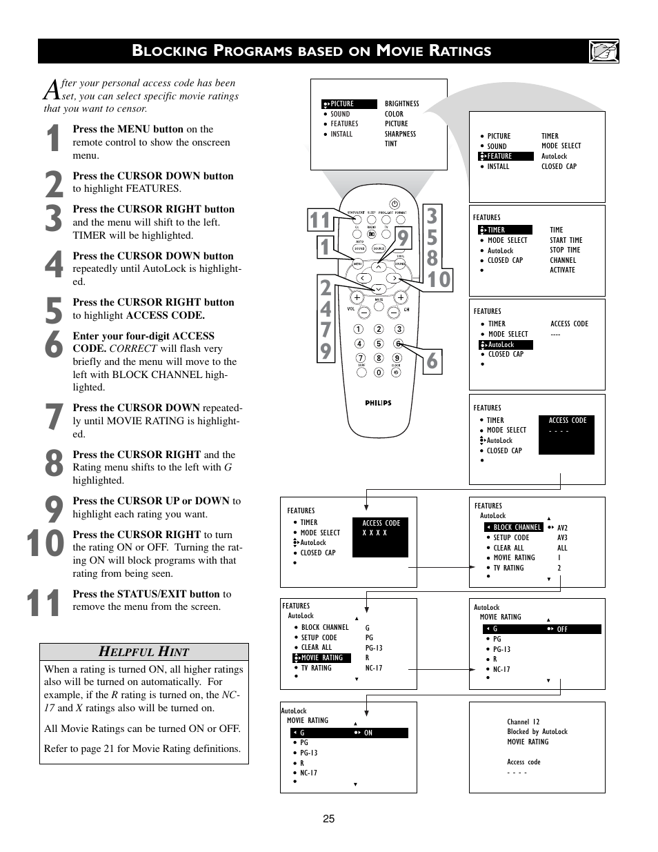 Philips 20PF7835-37B User Manual | Page 25 / 46