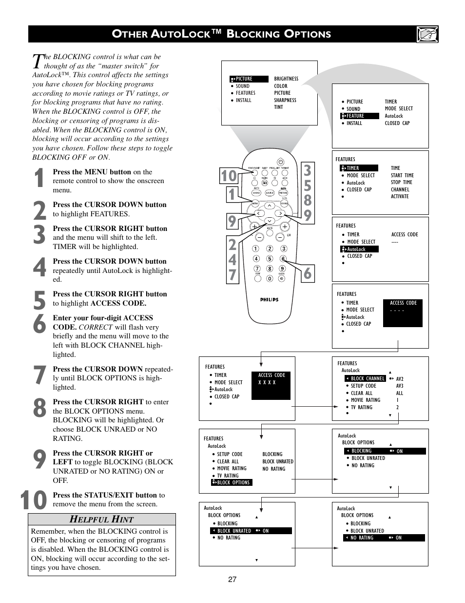 Philips 20PF7835-37B User Manual | Page 27 / 46