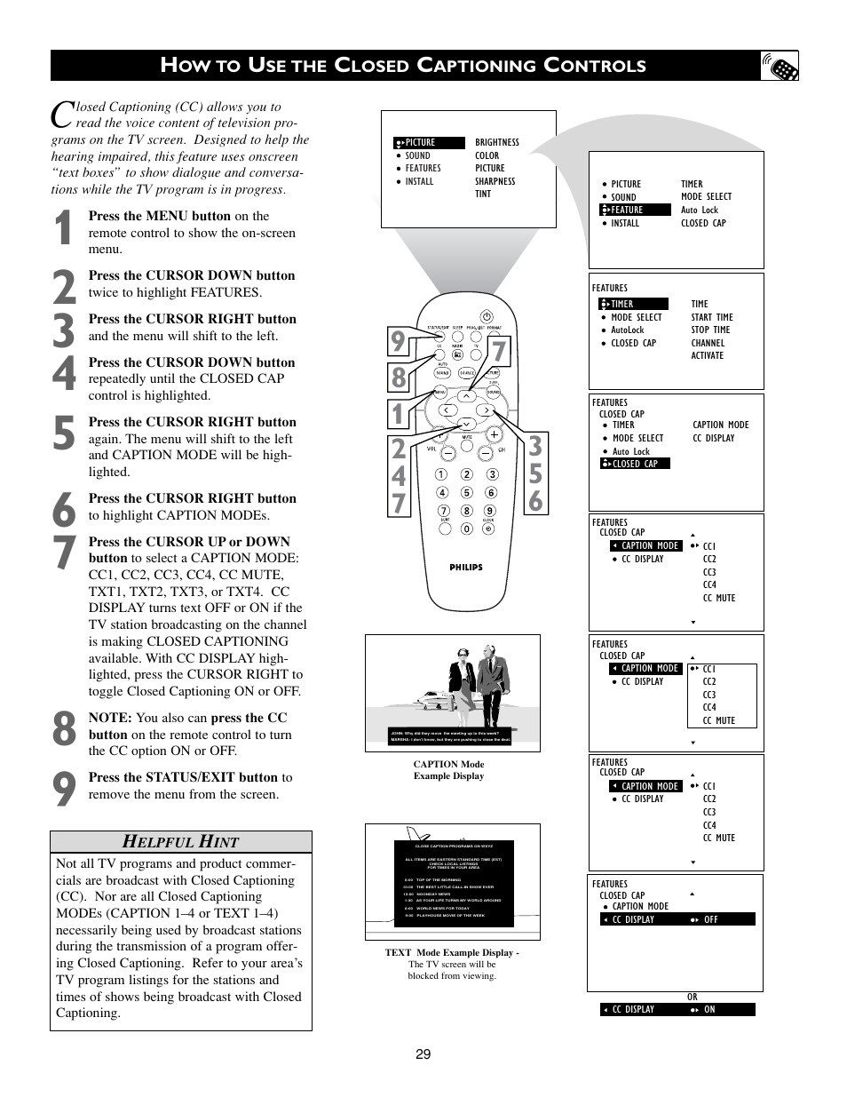 Philips 20PF7835-37B User Manual | Page 29 / 46