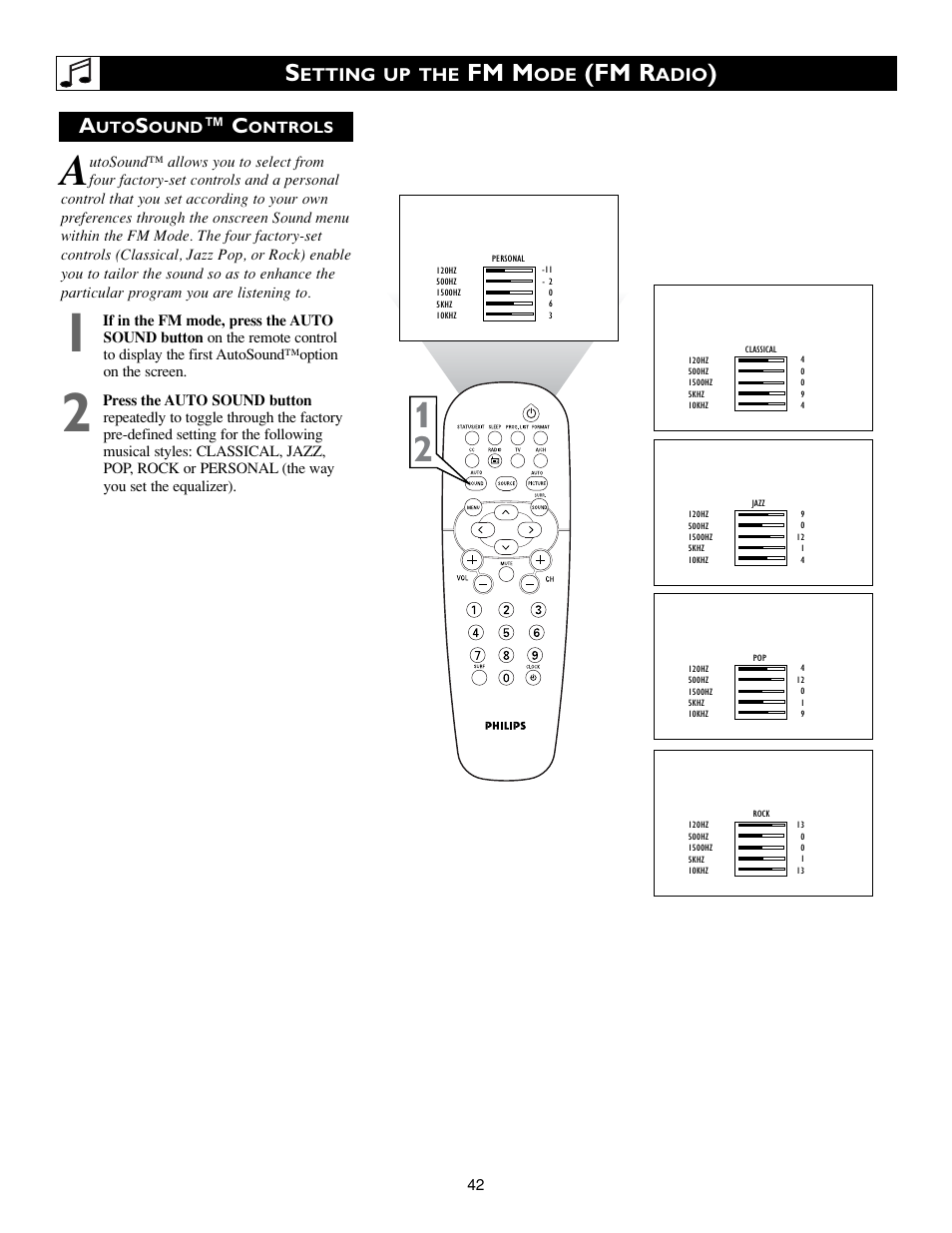 Fm m, Fm r | Philips 20PF7835-37B User Manual | Page 42 / 46