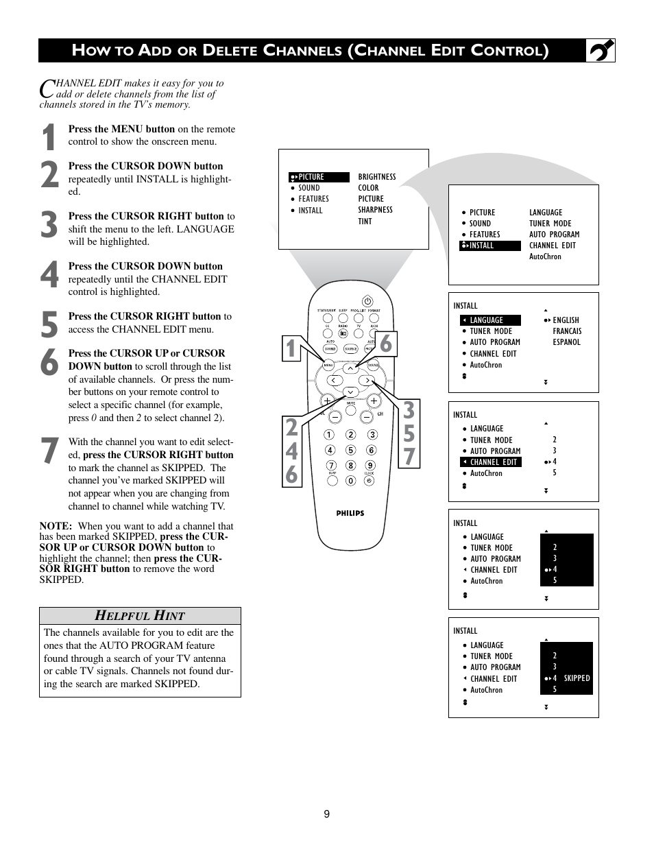 Philips 20PF7835-37B User Manual | Page 9 / 46