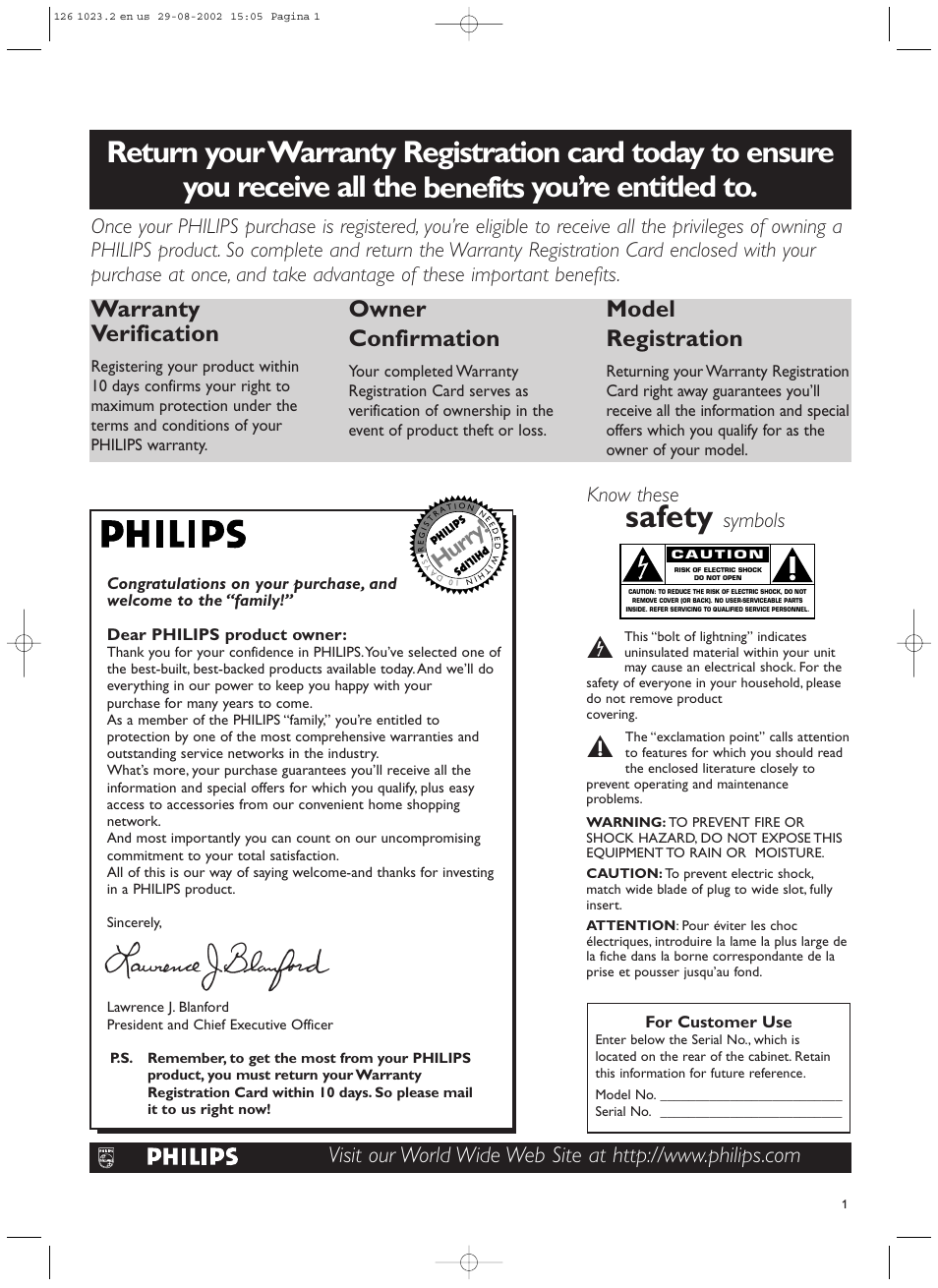 Philips 55FD9955 User Manual | 20 pages