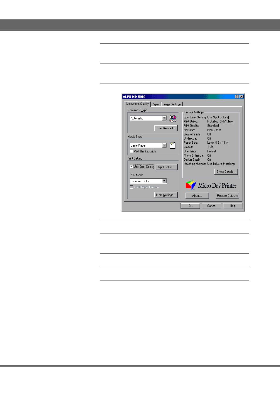 Alps Electric MD-5000P User Manual | Page 70 / 106