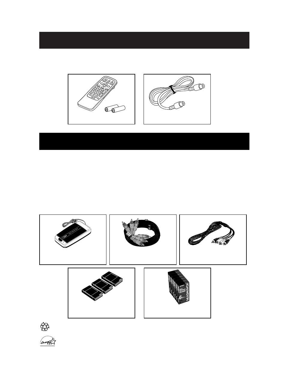 Upplied, Ccessories, Ptional | Philips VRB612AT User Manual | Page 56 / 56