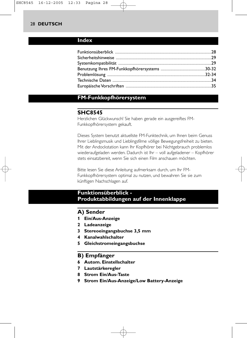 Philips SHC8545-05 User Manual | Page 28 / 149