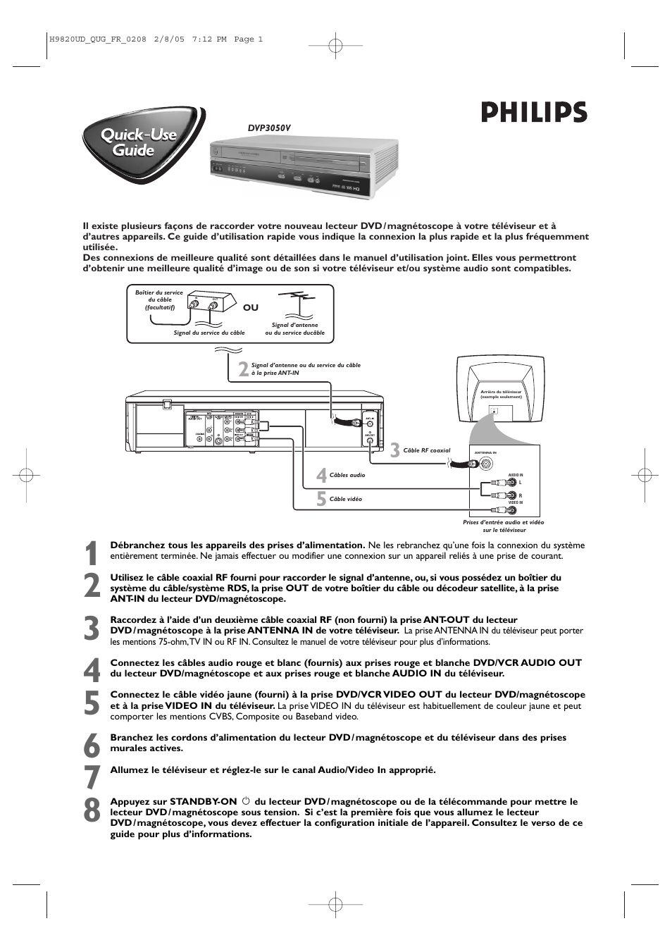 Philips DVP3050V-37B User Manual | Page 3 / 6