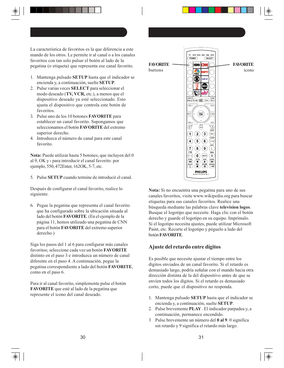 Philips Perfect replacement Universal remote control SRU4106 6 in 1 User Manual | Page 16 / 33