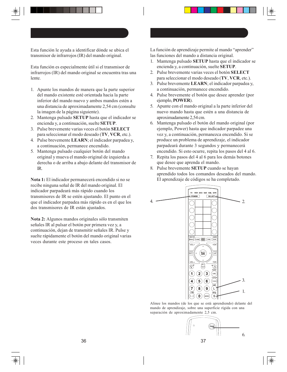 Philips Perfect replacement Universal remote control SRU4106 6 in 1 User Manual | Page 19 / 33