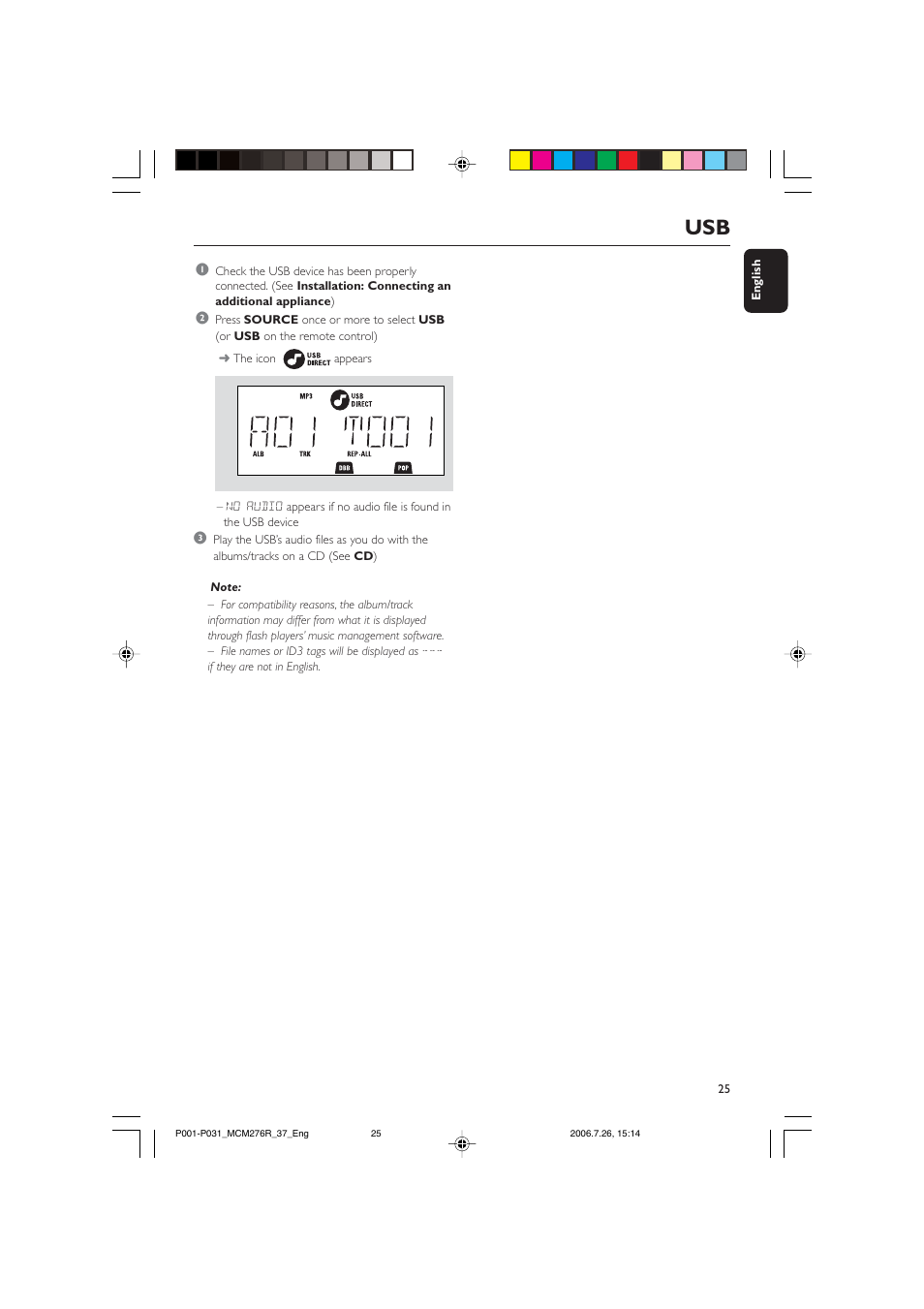 Philips MCM276R-37B User Manual | Page 25 / 34
