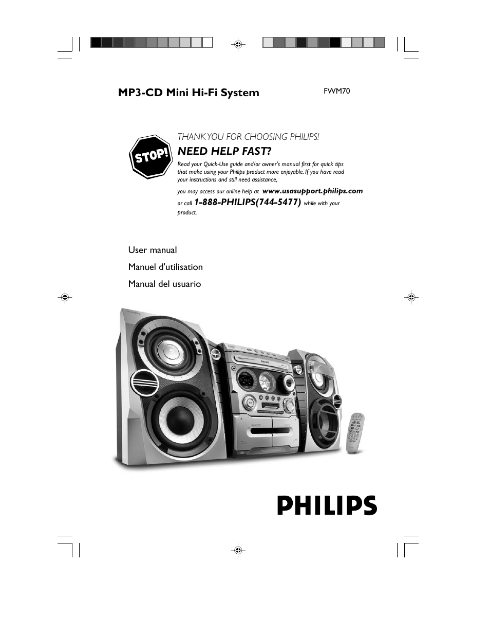 Philips FWM70-07 User Manual | 28 pages