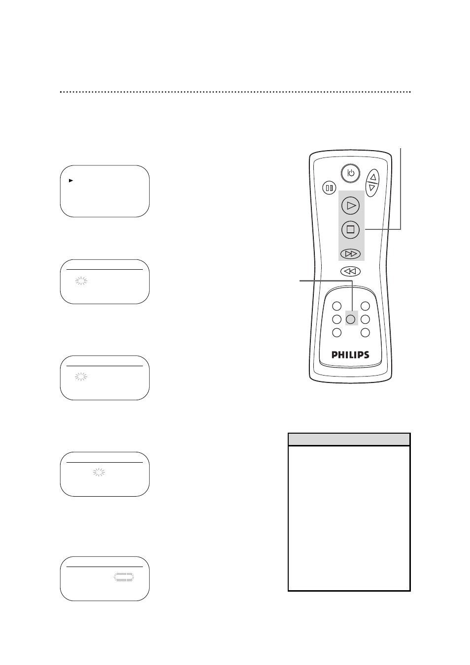 14 setting the vcr clock, Helpful hints | Philips VRKD12BL User Manual | Page 14 / 44