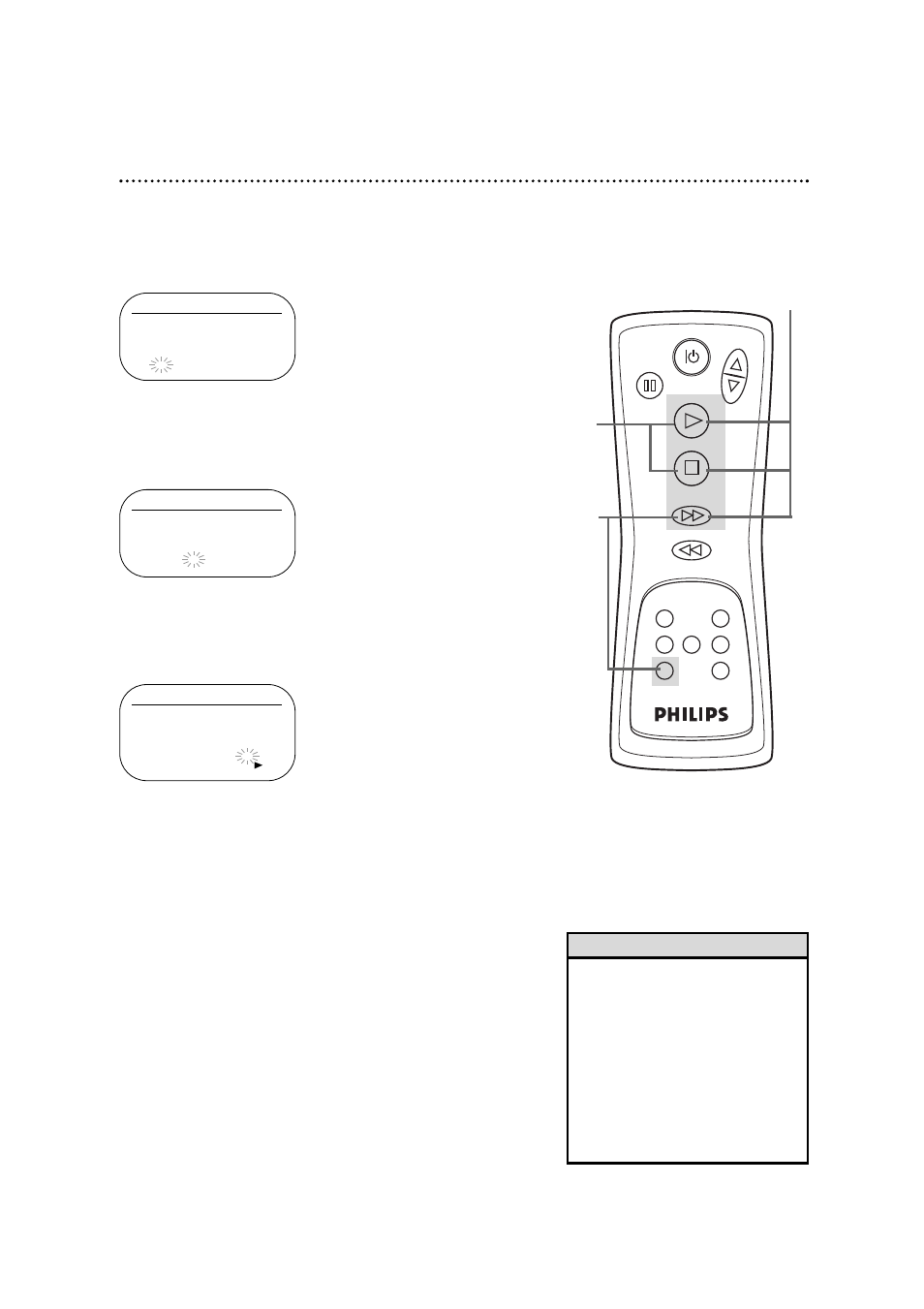 Setting the vcr clock (cont’d) 15 | Philips VRKD12BL User Manual | Page 15 / 44