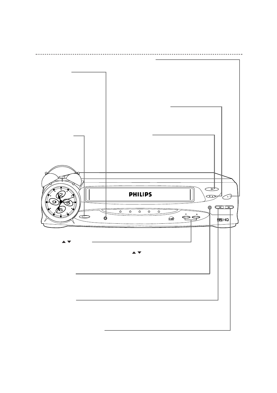 Front panel 21 | Philips VRKD12BL User Manual | Page 21 / 44