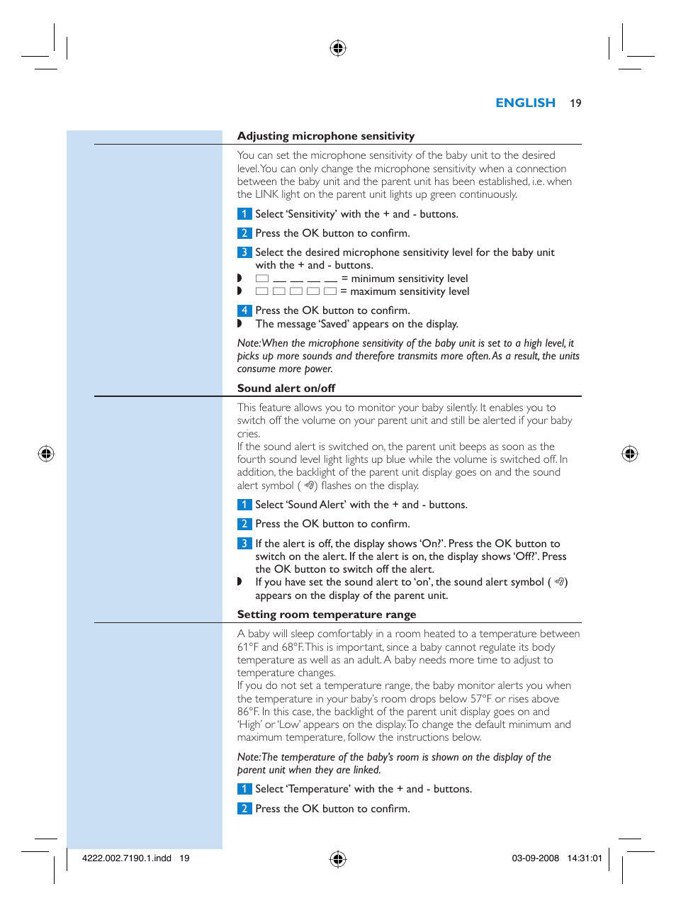 Philips SCD520-00 User Manual | Page 19 / 74