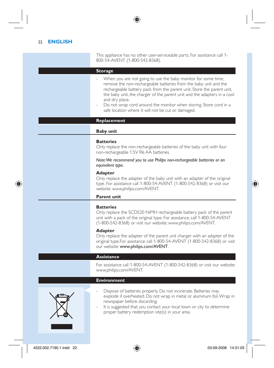 Philips SCD520-00 User Manual | Page 22 / 74