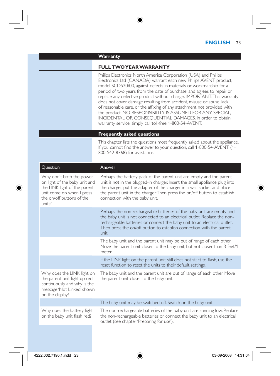 Philips SCD520-00 User Manual | Page 23 / 74