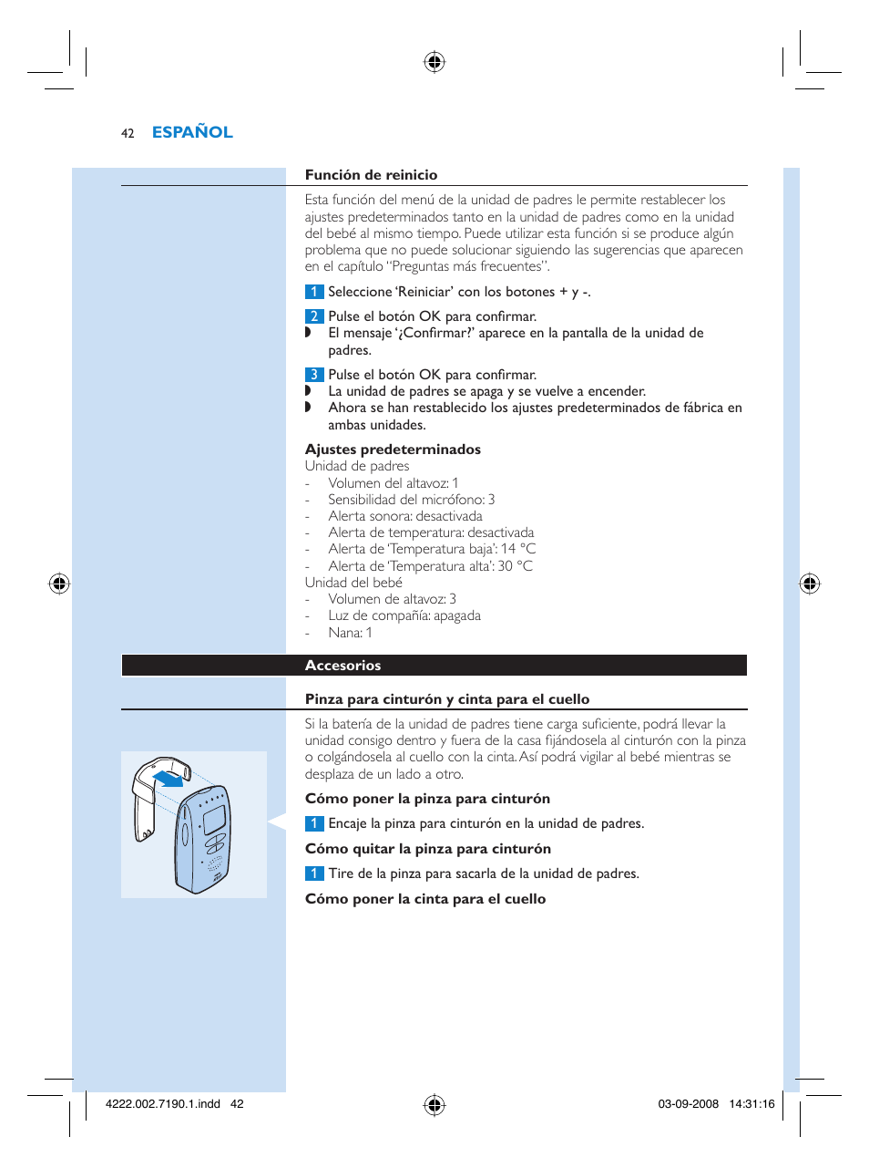 Philips SCD520-00 User Manual | Page 42 / 74