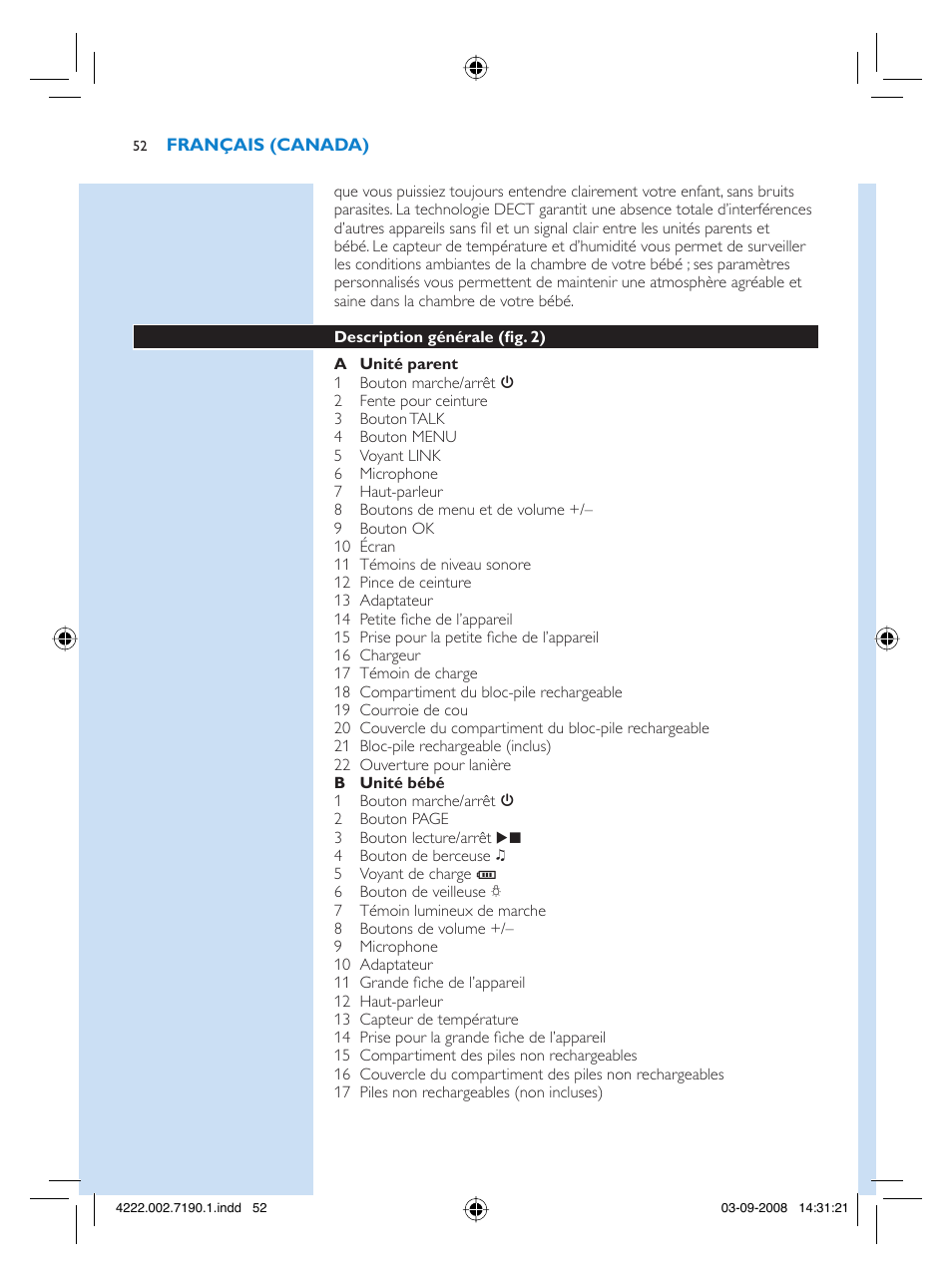 Philips SCD520-00 User Manual | Page 52 / 74