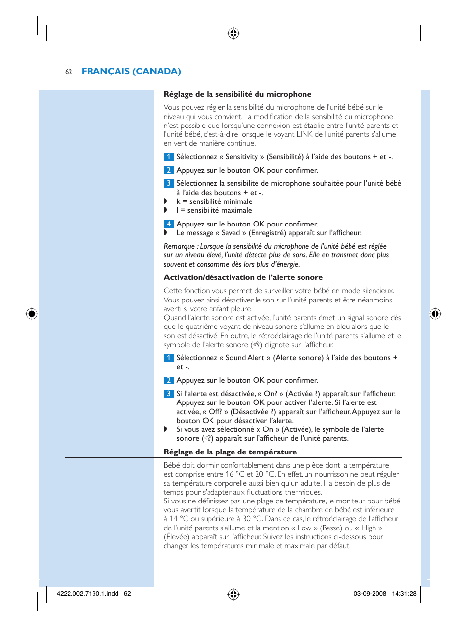 Philips SCD520-00 User Manual | Page 62 / 74