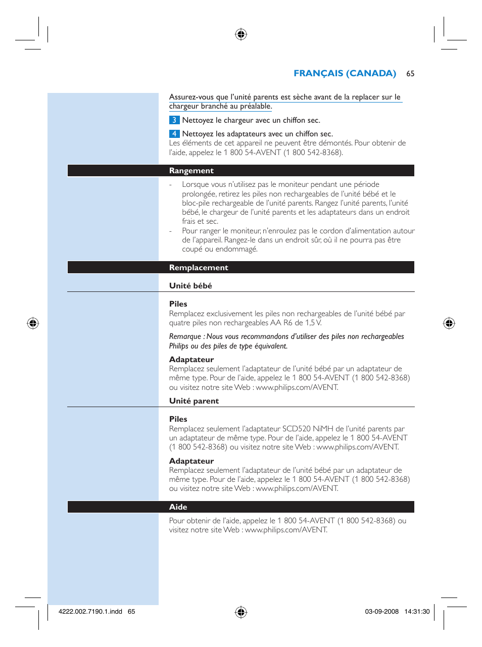 Philips SCD520-00 User Manual | Page 65 / 74