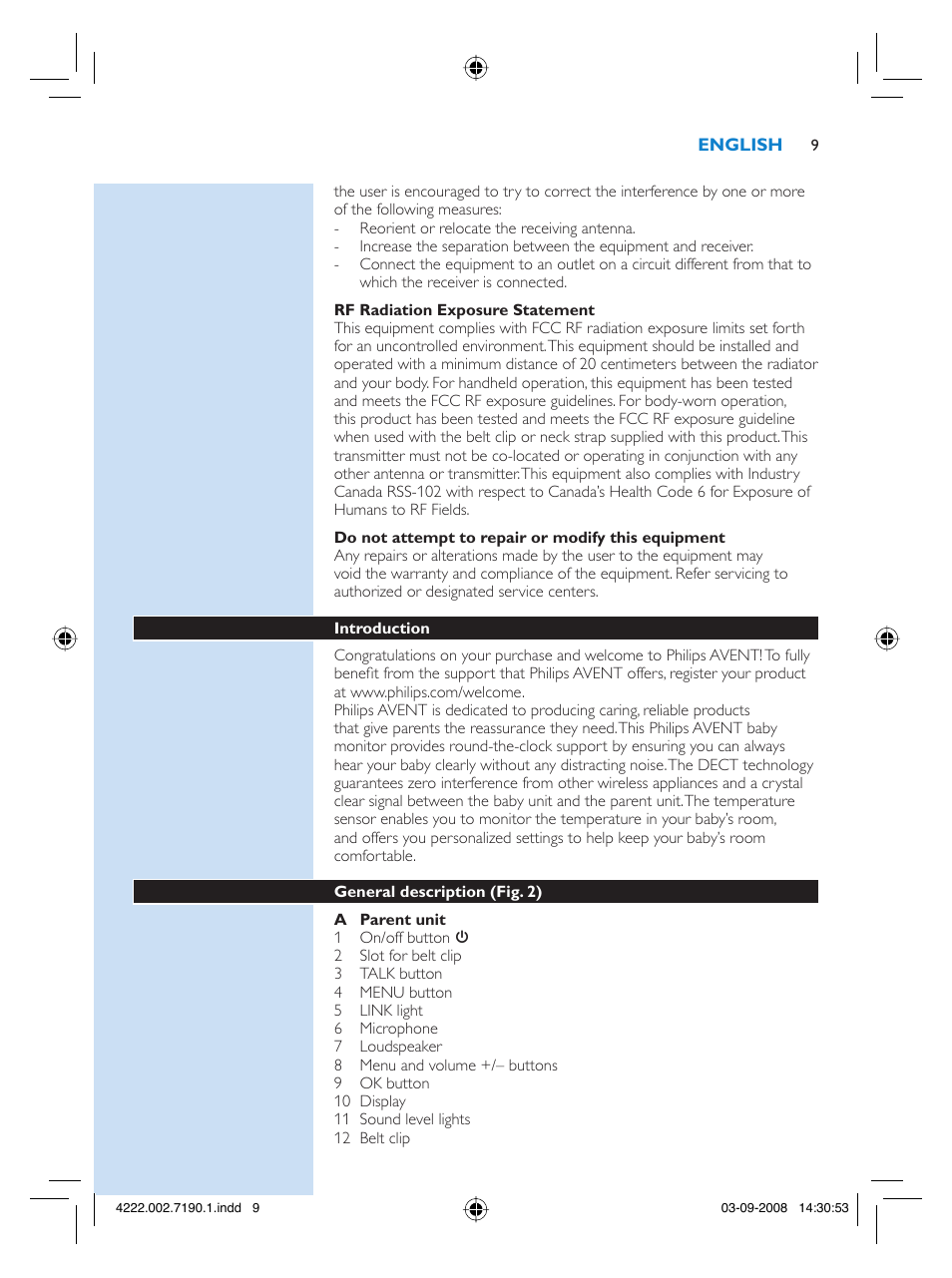 Philips SCD520-00 User Manual | Page 9 / 74