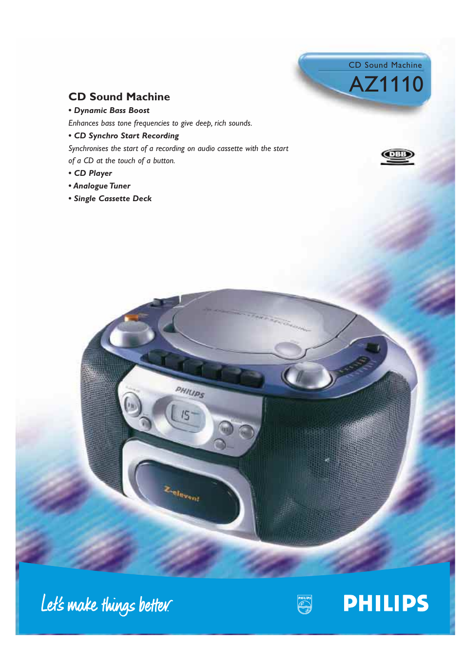 Philips AZ8087-17 User Manual | 2 pages