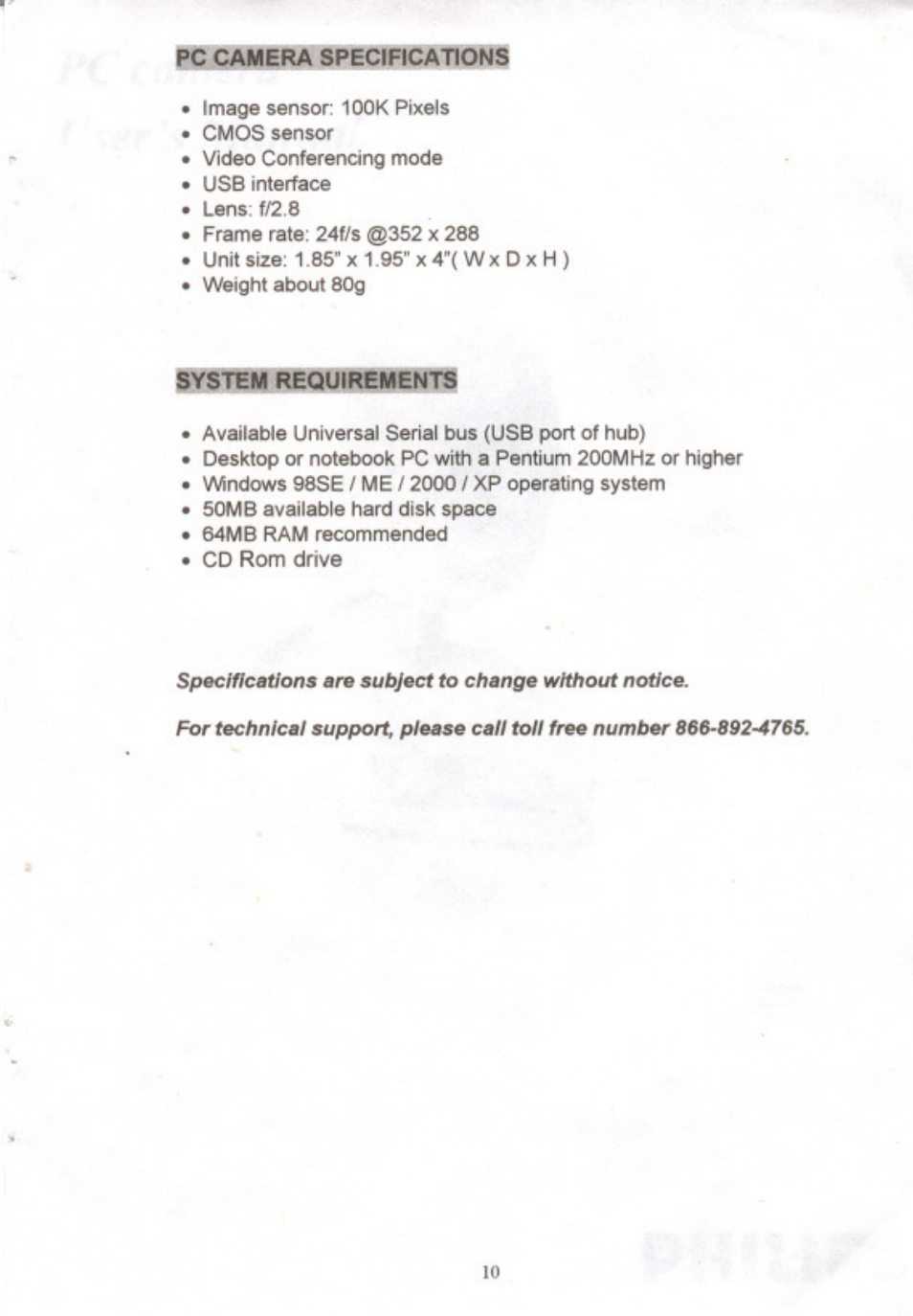 Philips SIC4700-37 User Manual | Page 11 / 12