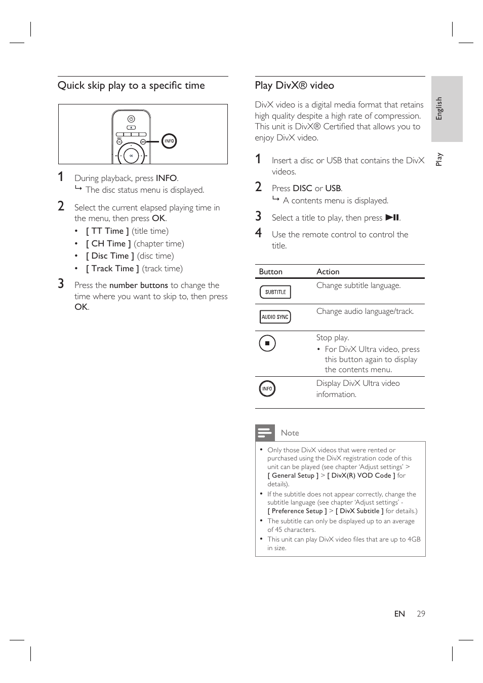Philips HTS6515D-37B User Manual | Page 29 / 52