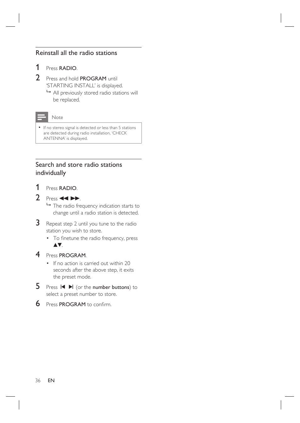 Philips HTS6515D-37B User Manual | Page 36 / 52