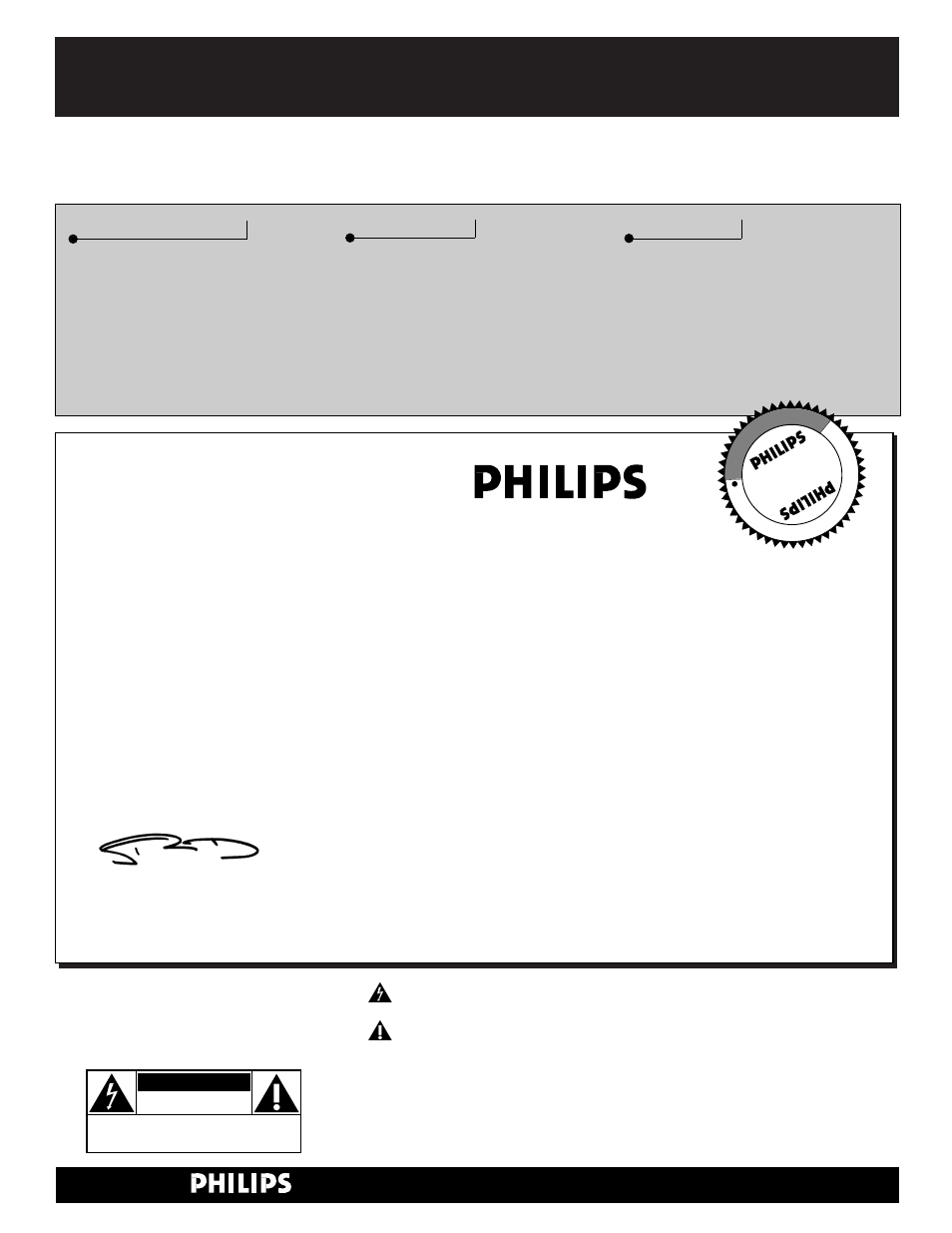 Safety, Warranty verification, Owner confirmation | Model registration, Hurry, Know these, Symbols | Philips 20PT91S User Manual | Page 2 / 40