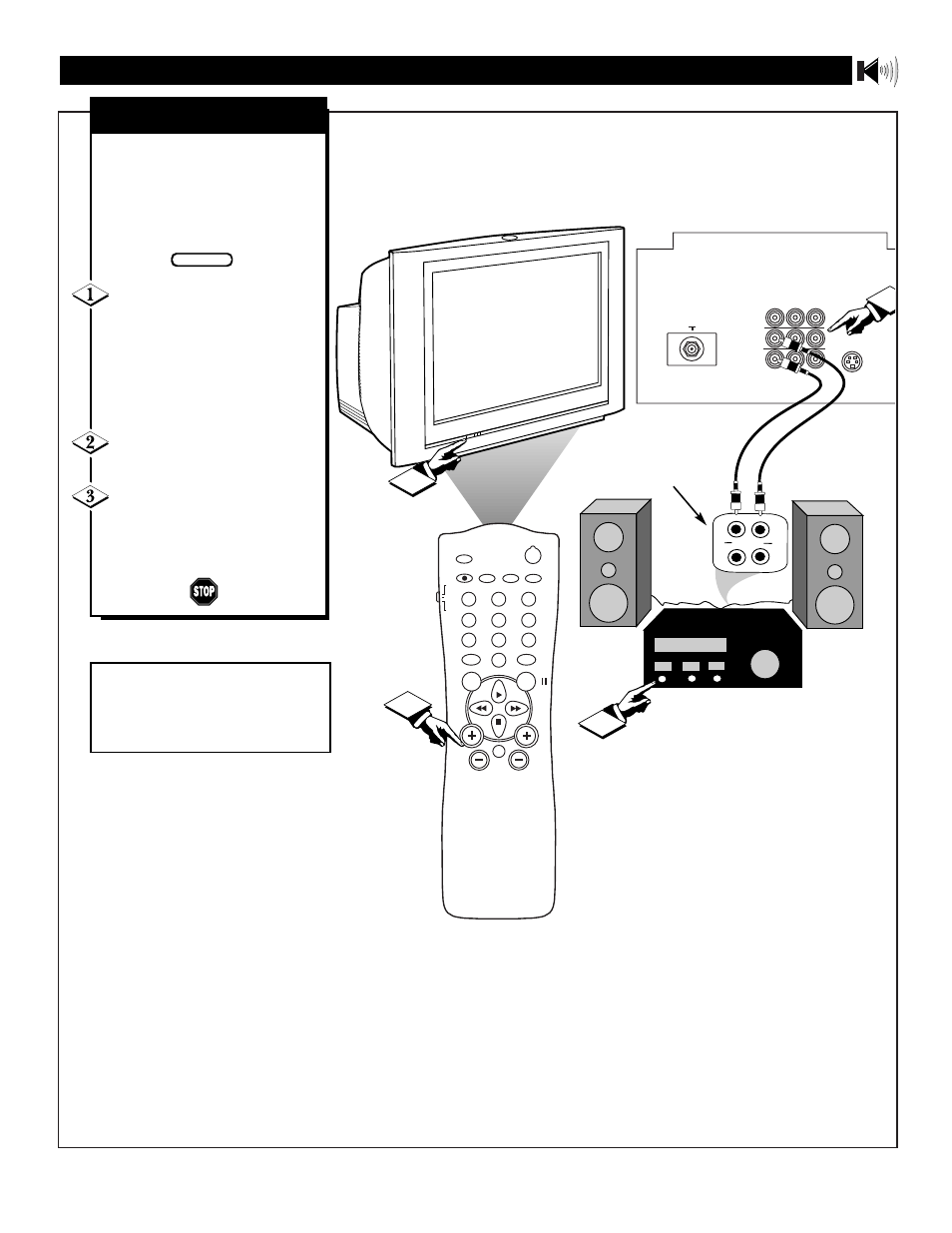 Sing the, Udio, Ideo | Uput, Acks, A/v o | Philips 20PT91S User Manual | Page 27 / 40