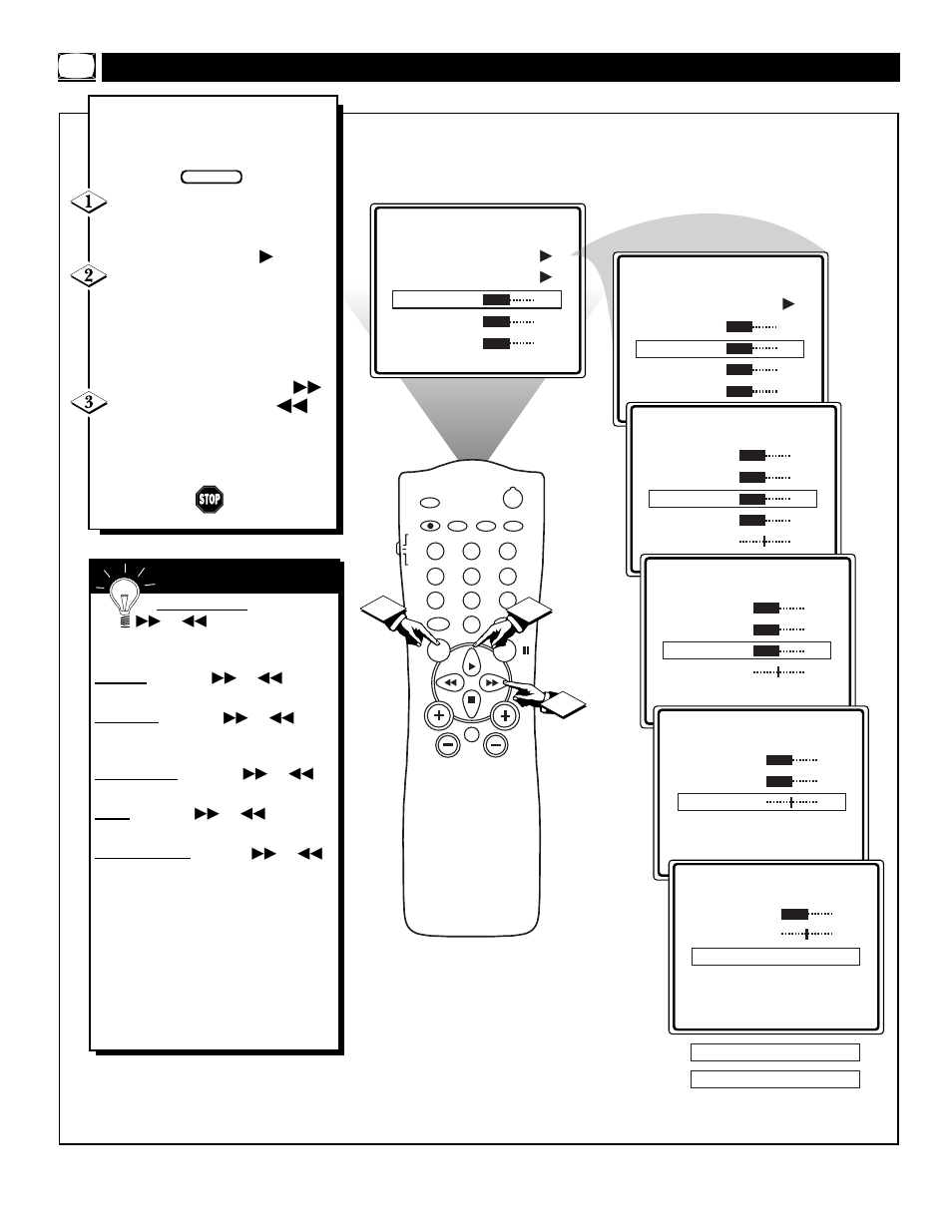 Tv p, Ow to, Djust the | Icture | Philips 20PT91S User Manual | Page 6 / 40