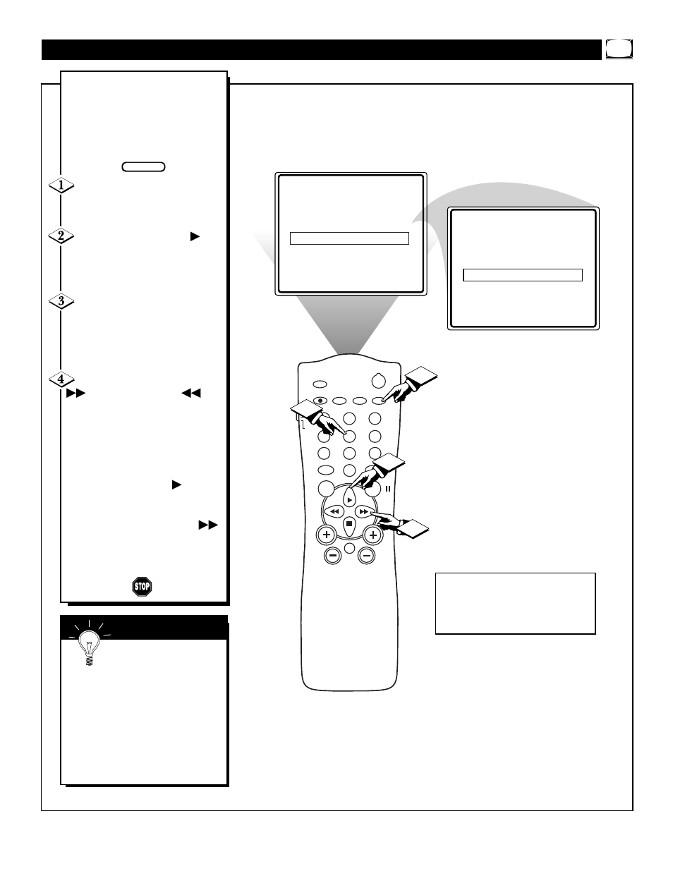 Etting the, Lock | Philips 20PT91S User Manual | Page 9 / 40