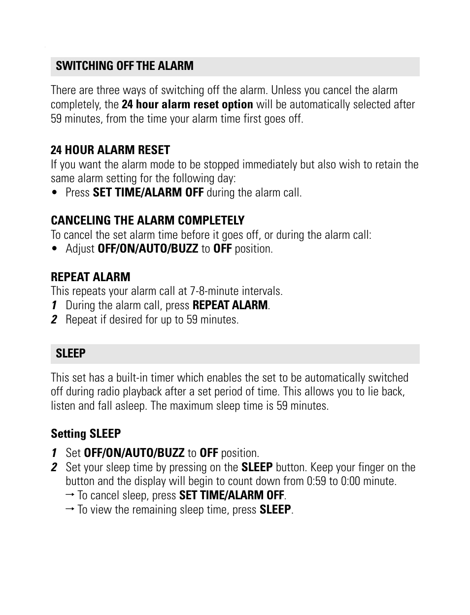 Philips AJ3540-37B User Manual | Page 10 / 14