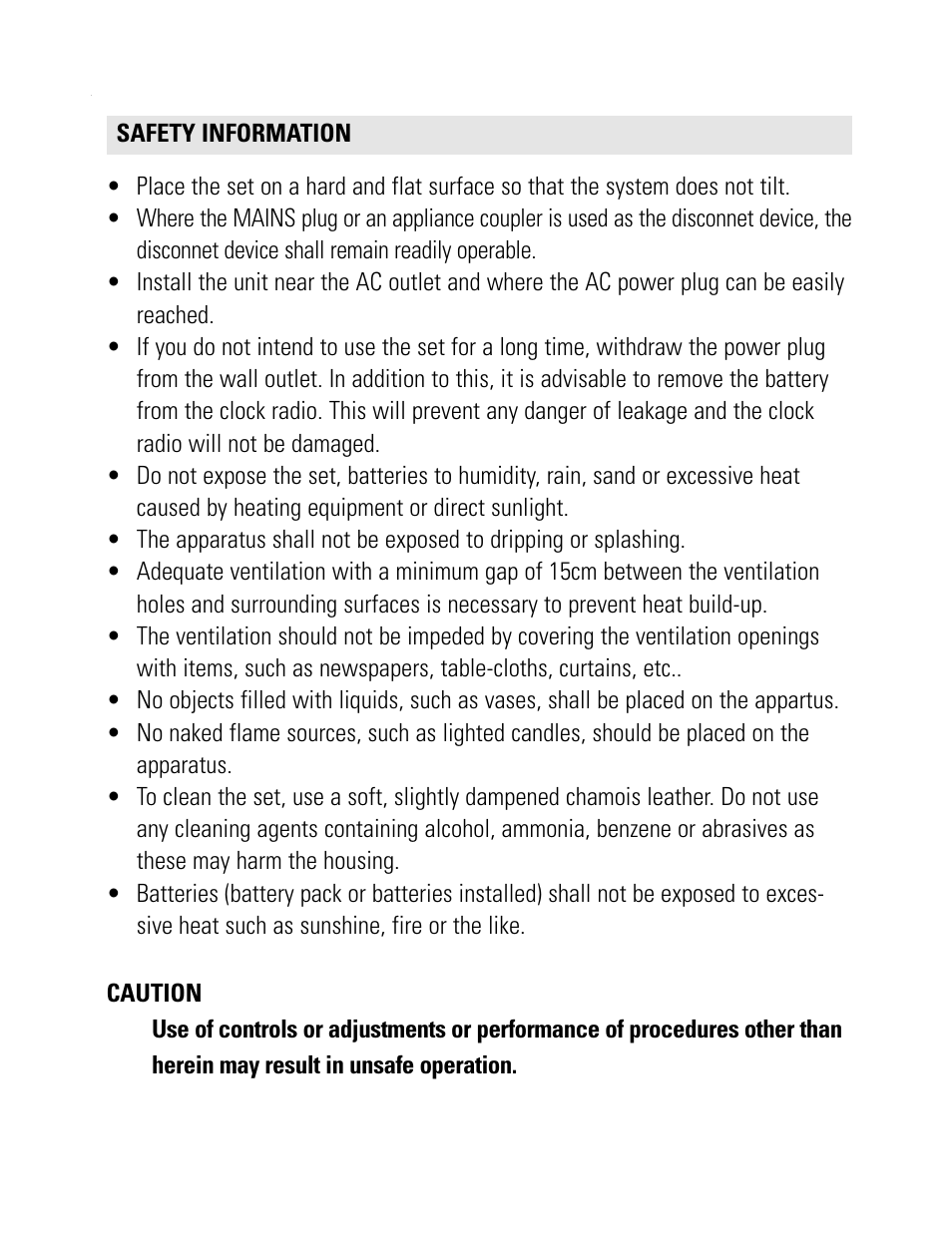 Philips AJ3540-37B User Manual | Page 11 / 14