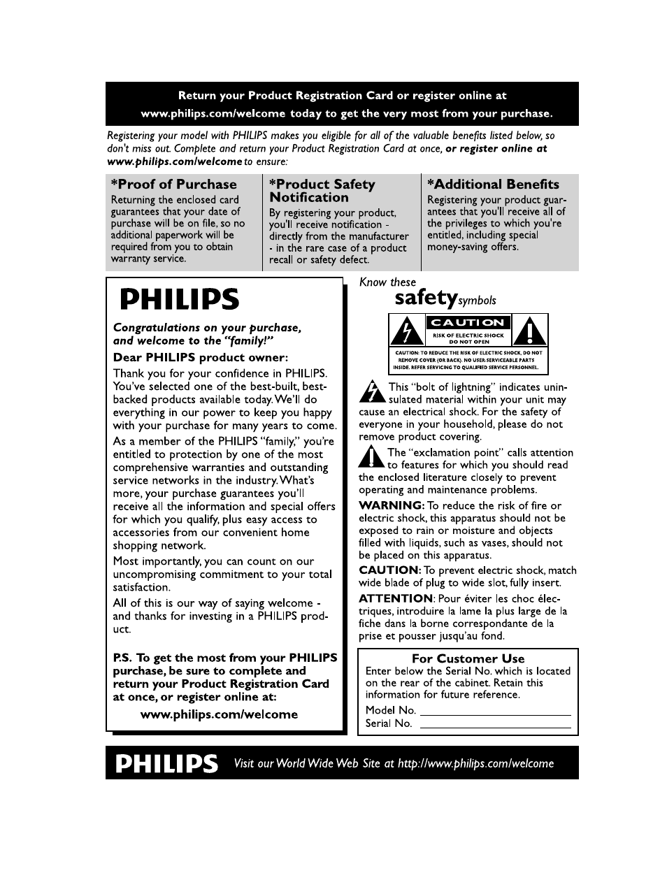 Philips AJ3540-37B User Manual | Page 2 / 14