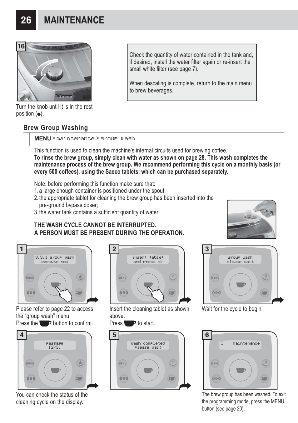 Maintenance | Philips 10002865 User Manual | Page 28 / 36