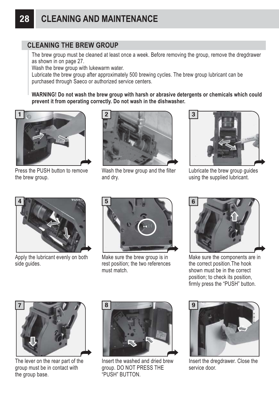 Cleaning and maintenance | Philips 10002865 User Manual | Page 30 / 36