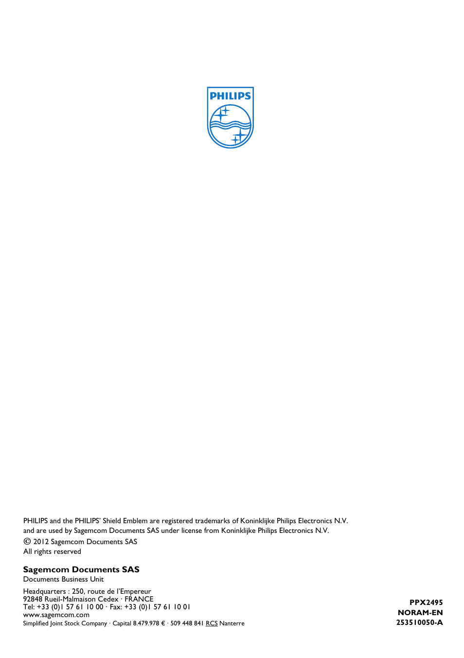 Philips PicoPix Pocket projector PPX2495 100 lumens with MP4 player User Manual | Page 27 / 27
