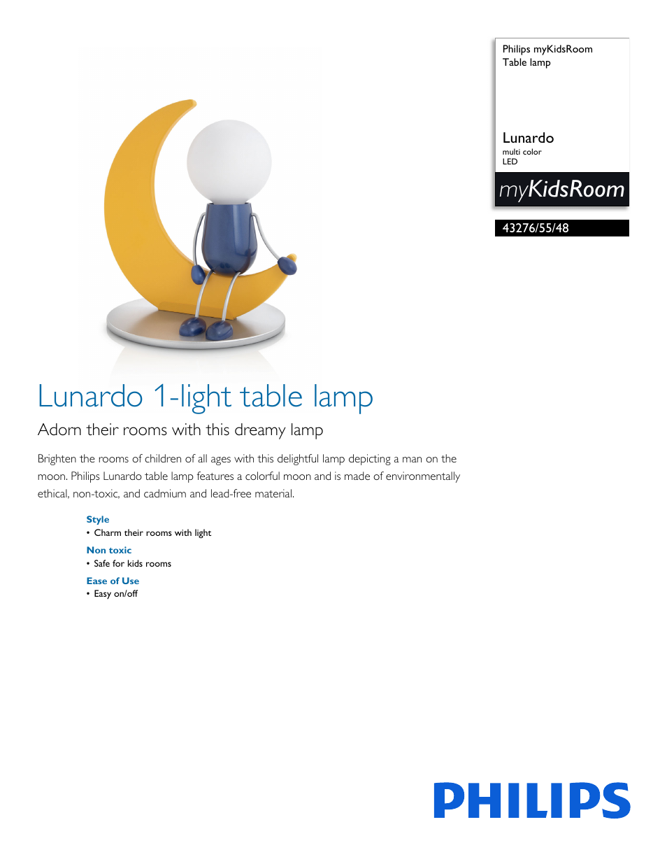 Philips 432765548 User Manual | 2 pages