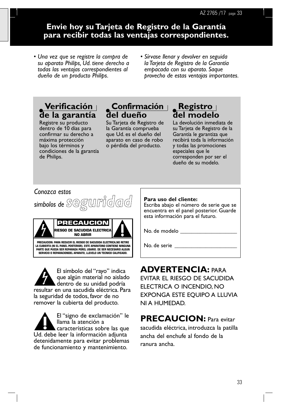 Sse eggu urriid da ad d | Philips Portable CD Mini System User Manual | Page 33 / 47