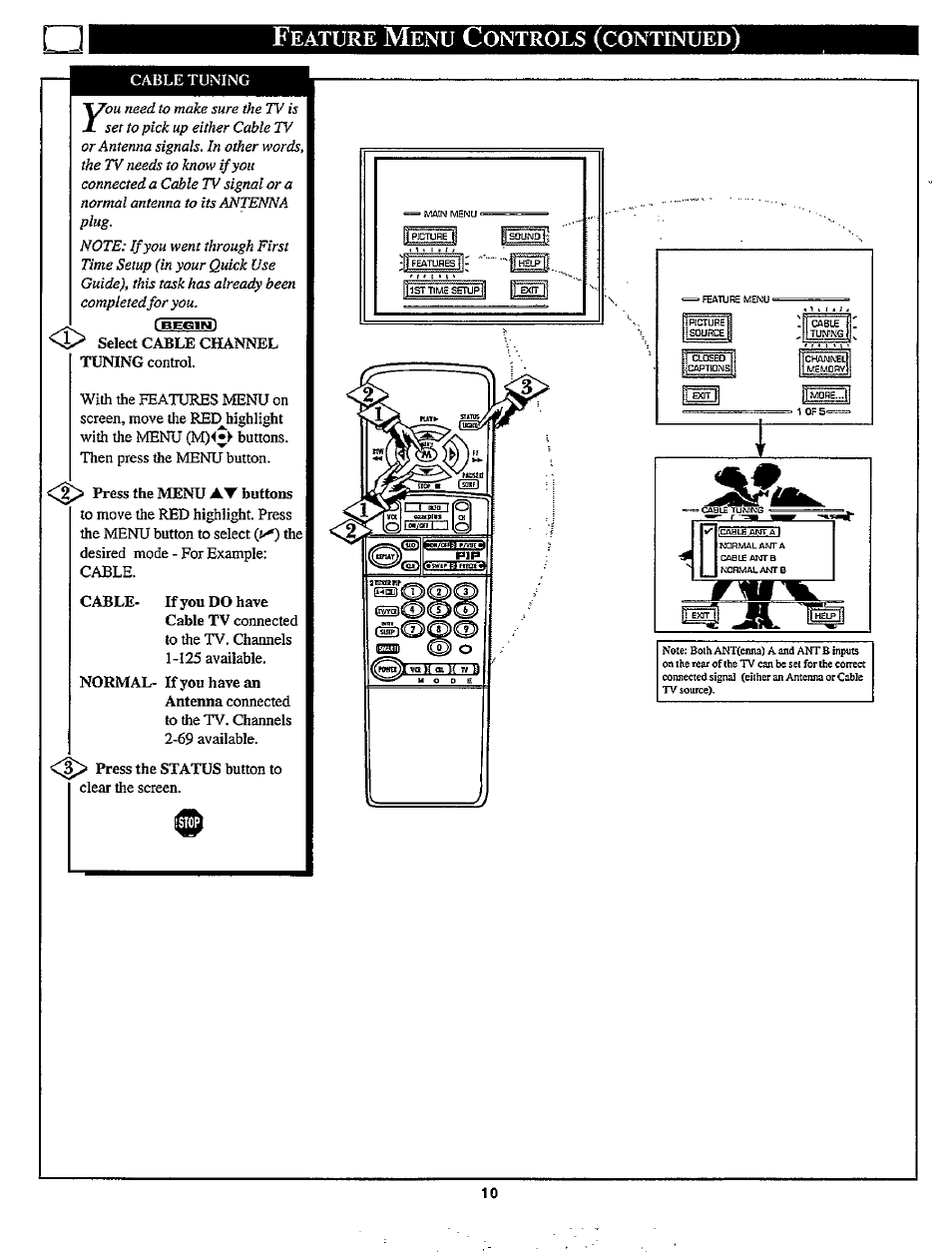 Eature, Ontrols, Continued | Philips MX3297B User Manual | Page 10 / 56